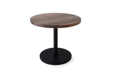 wooden pedestal table