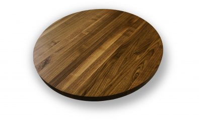 wooden restaurant circle top