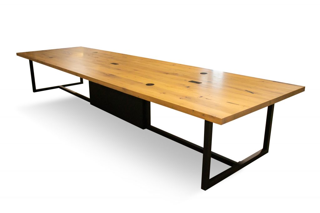 Custom wood store conference tables